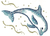 Ovrs1216 - Swimming Dolphin - ON SALE! 