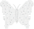 Ovrs979 - Silver Clear Butterfly - ON SALE! 