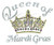 Ovrs5906 - Queen of Mardi Gras w/ Crown - ON SALE!