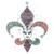 Ovrs5901 - Mardi Gras Fleur de Lis Jester - ON SALE!