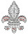 Ovrs1267s - Small Fleur-de-lis - ON SALE! 