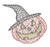 Ovrs4698 - Halloween Pumpkin Wearing Witch Hat - ON SALE!