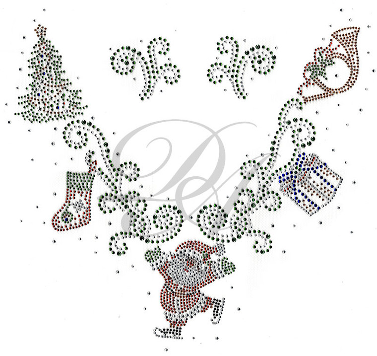 Ovrs5367 - Christmas Ornaments V-Neckline