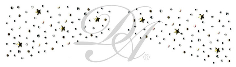 Ovry003 - Scattered Stones, Pearls and Stars Collar Pair