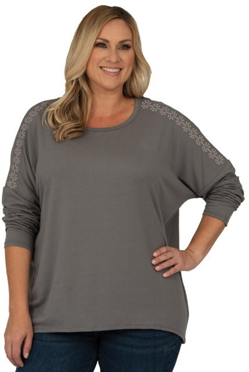 Style # 1800 - Gray
w/ Design # Ovrs5270B - AB