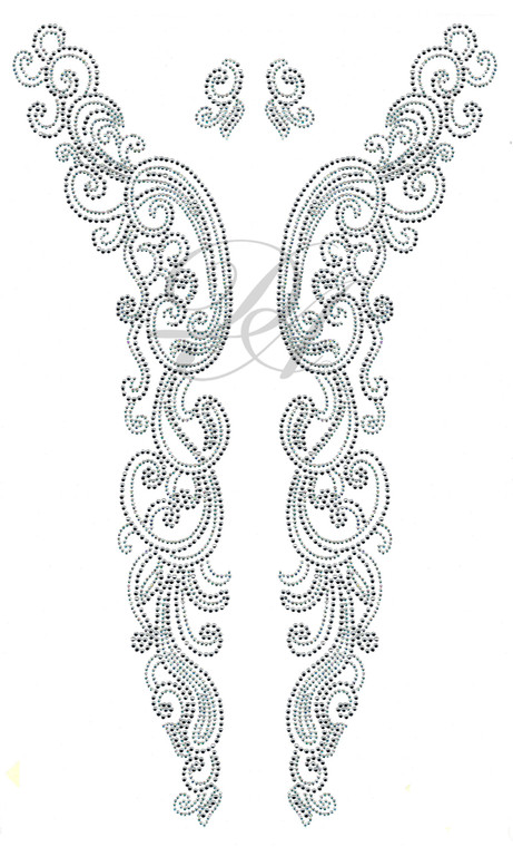 Ovrs7485 - Elegant Swirl Jacket Decor