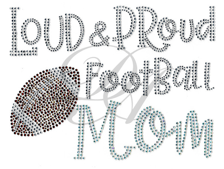 Ovrs7561 - Loud and Proud Football Mom