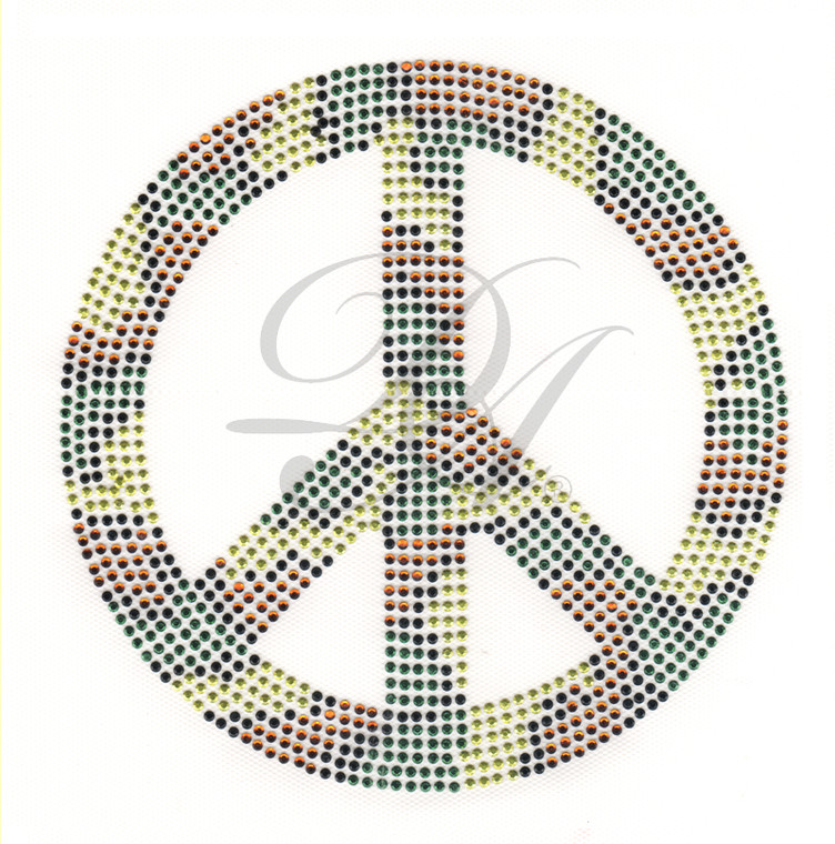 Ovrs4816 - Camo Peace Sign