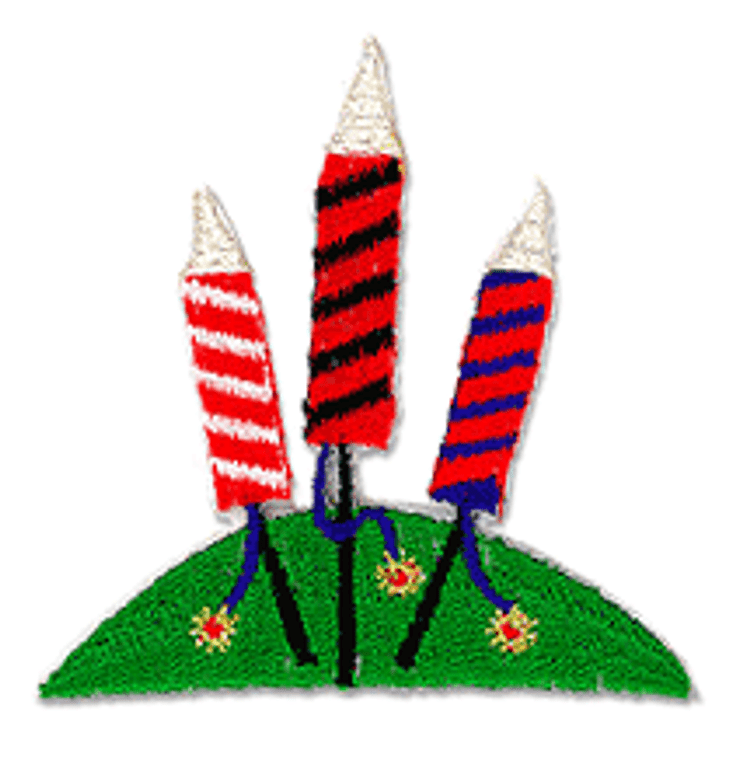 Ov12916 - Set of 3 Fireworks