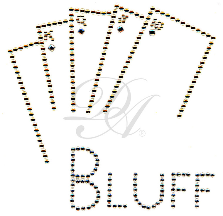 Ovrs470 - Bluff with Playing Cards - ON SALE!