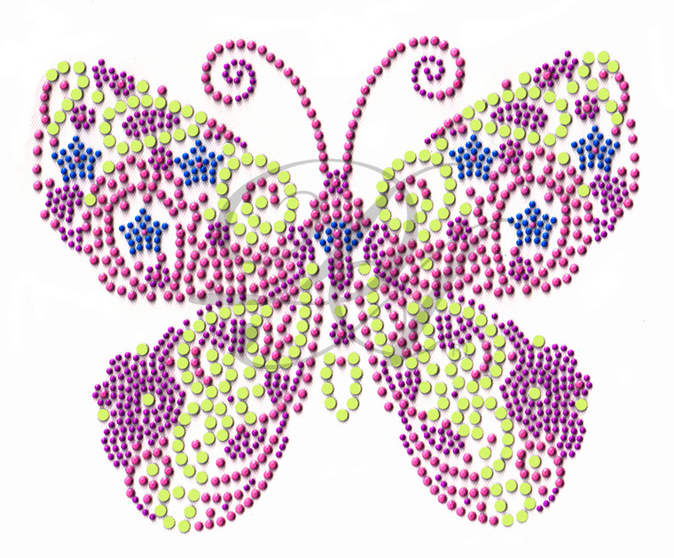 Ovrs5148 - Butterfly Neon Multi Color - ON SALE! 