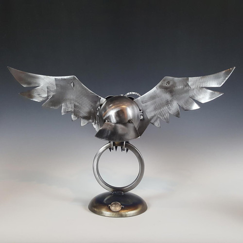 guardian owl sculpture back guardian owl sculpture back