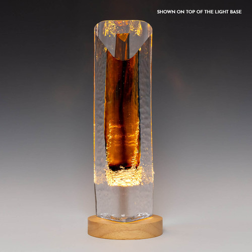 Sea Foam Heavy Triangle Bud Vase - Bronze Sea Foam Heavy Triangle Bud Vase - Bronze
