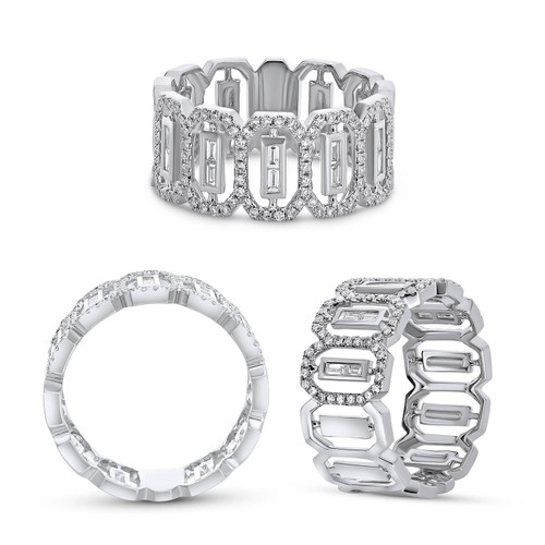 White gold and diamond ring by Roman and Jules