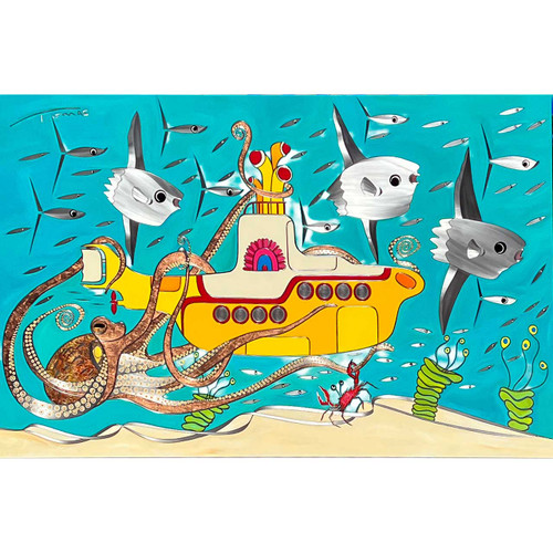 Yellow Submarine painting by Tomas