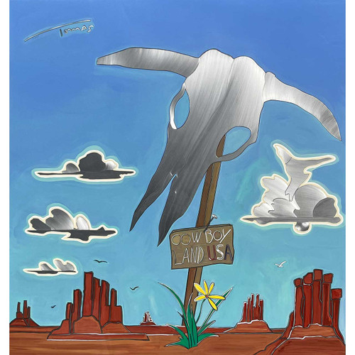 Cowboy Land painting by Tomas