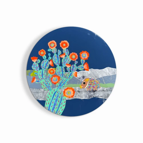 Javelina's Garden desert landscape collage by Lana Nguyen