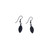 E90B-GL Earrings - Wire, Single Leaf