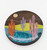 6" Round Desert Landscape Collage LR-C