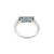 R8414LBT 18K Gold Diamond London Blue Topaz Ring