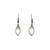 E90Z-Wd Earrings - Wire, Single Leaf