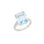 R9587BT 18K Gold Diamond Sky Blue Topaz Ring