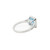 R9587BT 18K Gold Diamond Sky Blue Topaz Ring