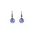 E91B-Vg Earrings - Wire, Single round bead