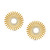 E10547 18K Gold Diamond Post Earrings
