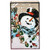 small wall or desk art with snowman