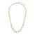 Sterling Silver and Yellow Gold Plated Geometric Game Necklace