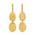 Yellow Gold Plated Sterling Silver Gianna Earrings