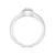 White gold ring with diamonds by Roman and Jules