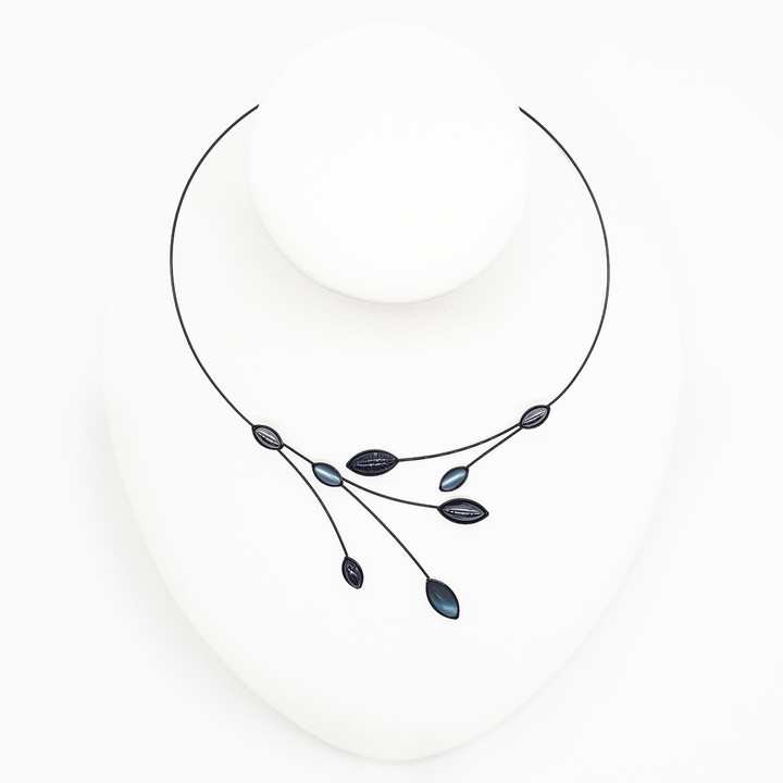 101B-TM Necklace - Branches with leaves