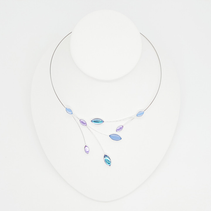 101S-ZL Necklace - Branches with leaves