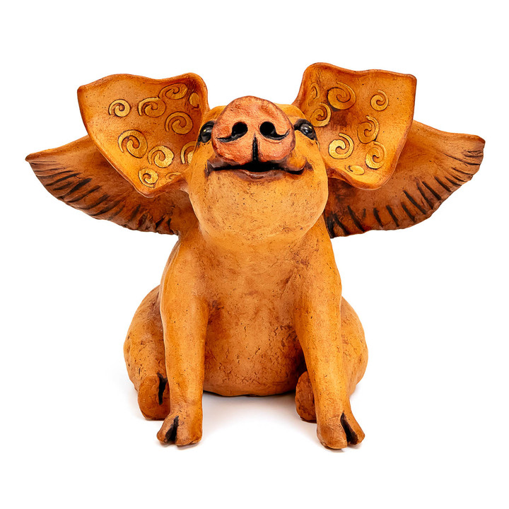 Sitting Pig with Wings Sitting Pig with Wings