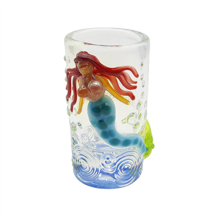 Teal Mermaid Shot Glass Teal Mermaid Shot Glass