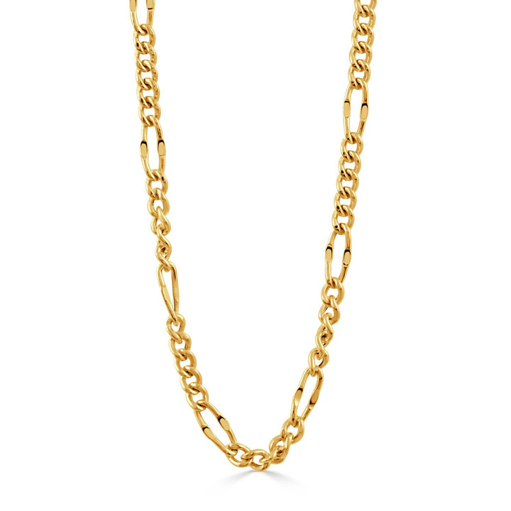 18 inch textured gold chain