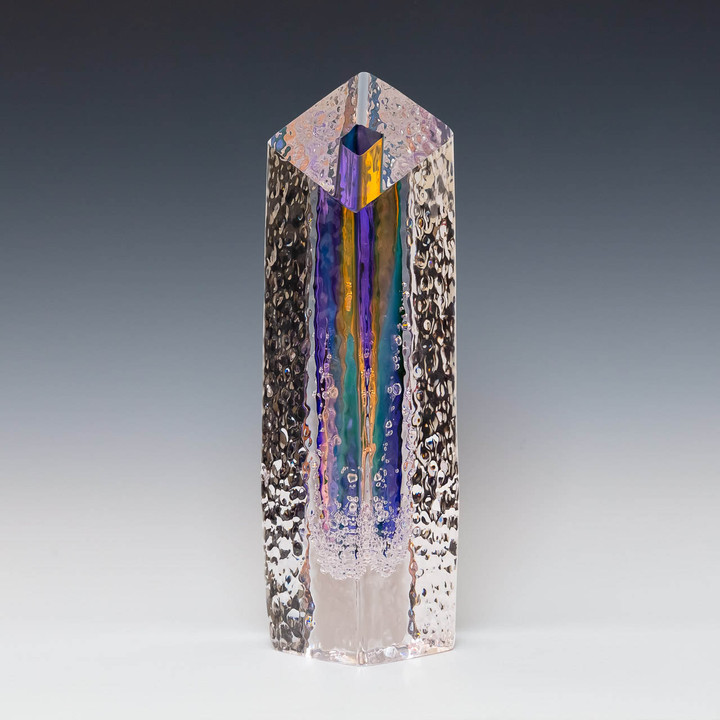 Sea Foam Flat Square Bud Vase - Royal Gems Sea Foam Flat Square Bud Vase - Royal Gems