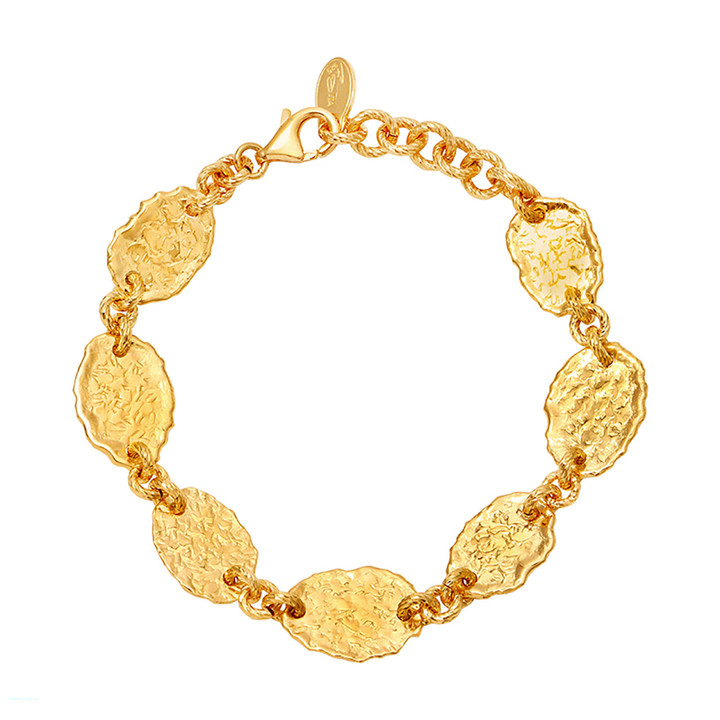 Yellow Gold Plated Sterling Silver Gianna Bracelet