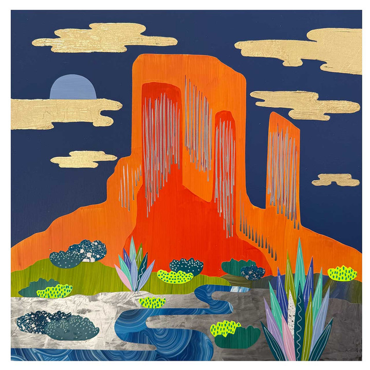 Desert collage by Lana Nguyen
