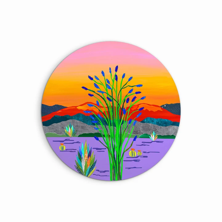 Ocotillo Dreamscapes desert landscape collage by Lana Nguyen