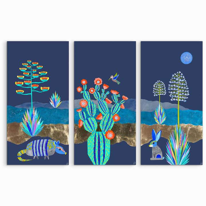 Whispers of the Desert collage by Lana Nguyen