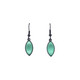 E90B-GL Earrings - Wire, Single Leaf