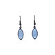 E90B-L Earrings - Wire, Single Leaf