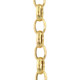 ROLO-M-18 18K Yellow Gold 3.5mm Link Rolo Chain