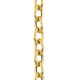 OVAL-18 18K Yellow Gold Oval Link Chain DO-O