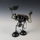 kodak vintage camera selfie metal sculpture front