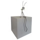small alien metal sculpture