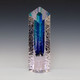 Sea Foam Flat Square Bud Vase - Blue Multi